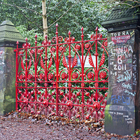 Buy canvas prints of "The Beatles" heritage trail, Strawberry Field Gat by ken biggs