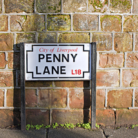 Buy canvas prints of Penny Lane, Liverpool, UK by ken biggs