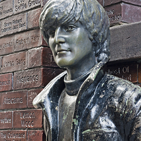 Buy canvas prints of Statue of John Lennon by ken biggs