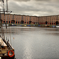Buy canvas prints of Albert Dock Liverpool by ken biggs