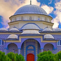 Buy canvas prints of Turkish Mosque by ken biggs