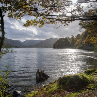 Buy canvas prints of  Ullswater Autumn by Anne Miller