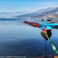 Buy canvas prints of Phewa Taal/Lake by Ram Maharjan