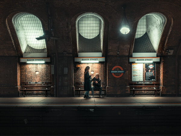 Baker Street London Picture Board by Andrew Scott