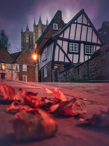 The crooked house Lincoln  Picture Board by Andrew Scott