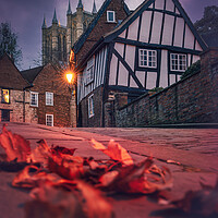 Buy canvas prints of The crooked house Lincoln  by Andrew Scott