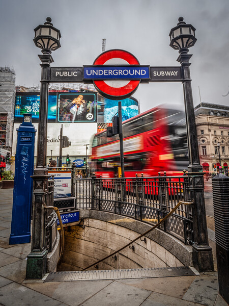 Picaddilly Circus London  Picture Board by Andrew Scott