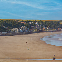Buy canvas prints of Filey Beach and the seas by Andrew Scott