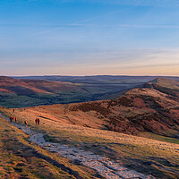 Buy canvas prints of Mam Tor and the great ridge - Peak District by Andrew Scott