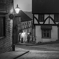 Buy canvas prints of Looking down Steep Hill Lincoln  by Andrew Scott