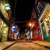 Buy canvas prints of Steep Hill, Lincoln by Andrew Scott