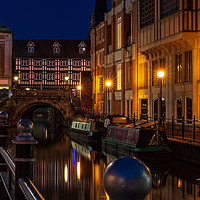 Buy canvas prints of Waterside, Lincoln by Andrew Scott