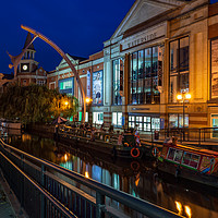 Buy canvas prints of Waterside, Lincoln by Andrew Scott