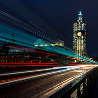 Buy canvas prints of Big Ben and the rush hour by Andrew Scott