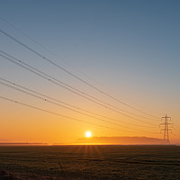 Buy canvas prints of Sunrise in Lincolnshire  by Andrew Scott