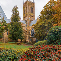 Buy canvas prints of Lincoln Cathedral - morning glow by Andrew Scott