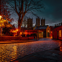 Buy canvas prints of St Paul's Lane - Lincoln  by Andrew Scott