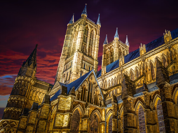 Lincoln Cathedral Picture Board by Andrew Scott