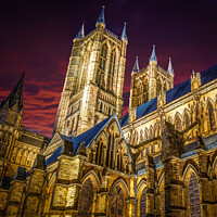 Buy canvas prints of Lincoln Cathedral by Andrew Scott
