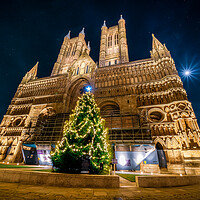 Buy canvas prints of Lincoln Cathedral and The St Barnabas Tree of Life by Andrew Scott