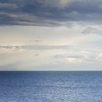 Buy canvas prints of  Seascape From Bexhill-On-Sea, Sussex by Justin Hubbard