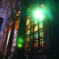Buy canvas prints of Sagrada Familia Dramatic Light by Suzanne Whaley