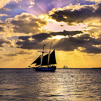 Buy canvas prints of Sunset in Key West, Florida by Svetlana Korneliuk