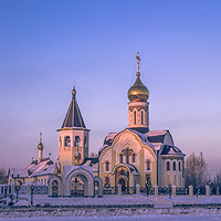 Buy canvas prints of  Russian Orthodox Church, winter by Svetlana Korneliuk