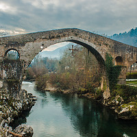 Buy canvas prints of The hump-backed Roman Bridge by Svetlana Korneliuk