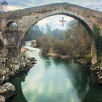 Buy canvas prints of Asturias Roman Bridge by Svetlana Korneliuk