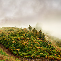 Buy canvas prints of Autumn valley in the cloud by Svetlana Korneliuk
