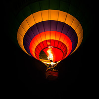 Buy canvas prints of Night hot air balloon adventure by Svetlana Korneliuk