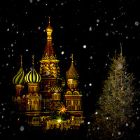 Buy canvas prints of Moscow Night by Svetlana Korneliuk