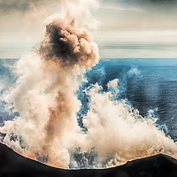 Buy canvas prints of The summit of Karymsky Volcano by Svetlana Korneliuk