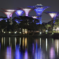 Buy canvas prints of Gardens By The Bay by Paul Fell