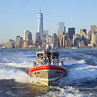 Buy canvas prints of New York Coast Guard by Paul Fell
