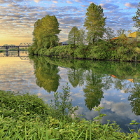 Buy canvas prints of Snohomish River by Paul Fell