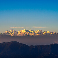 Buy canvas prints of Shining Mount Ganesh range by Ambir Tolang