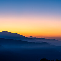Buy canvas prints of Beautiful landscape view of Sunrise by Ambir Tolang