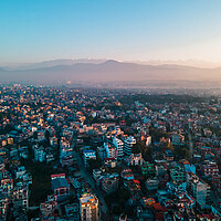 Buy canvas prints of aerial view of kathmandu valley by Ambir Tolang