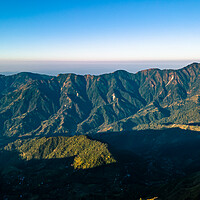 Buy canvas prints of aerial view of Mountain range by Ambir Tolang