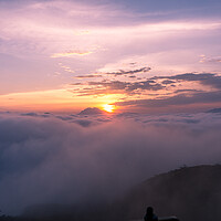 Buy canvas prints of Landscape of view of Sunrise over the Cloud  by Ambir Tolang