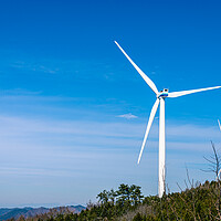 Buy canvas prints of wind Electric turbine  by Ambir Tolang