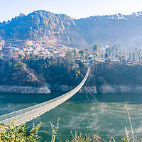 Buy canvas prints of adventure suspension bridge  by Ambir Tolang