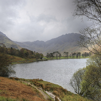 Buy canvas prints of  Buttermere in the Lake District by William Robson