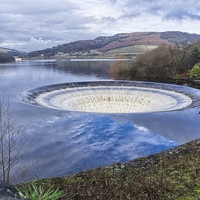 Buy canvas prints of  The Ladybower Whirlpool by William Robson