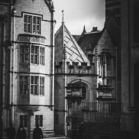 Buy canvas prints of People walking the streets of Oxford by Gary Turner