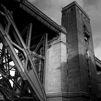 Buy canvas prints of Towers of Newcastle Tyne Bridge by Gary Turner