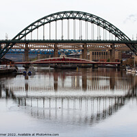 Buy canvas prints of Bridges across the River Tyne by Gary Turner