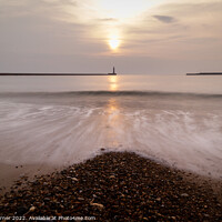 Buy canvas prints of Sunrise Over Roker Pier by Gary Turner
